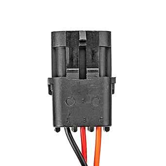 WeiSen X3 Tail Light Seat Auxiliary Power Plug License Plate Whip Rear Chase Light Harness 2017-2023 Can-Am Maverick X3 MAX Turbo