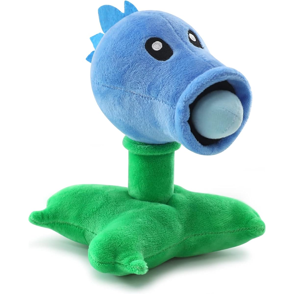 Maikerry Plants vs Zombies Plush Toy PVZ Snow Pea Stuffed Animal Soft Doll Great Birthday Gift for Boys and Girls