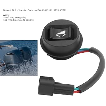 Fydun Trim Tilt Switch 3 Pin Trim and Tilt Switch Assembly 63D‑82563‑10‑00 for Yamaha Outboard 30HP‑115HP 1995 and Later