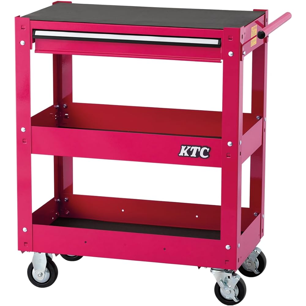 Kyoto Machinery Tools (KTC) Tool Wagon (3 Tiers 1 Drawer) Red SKX2613ST3《2024SK》