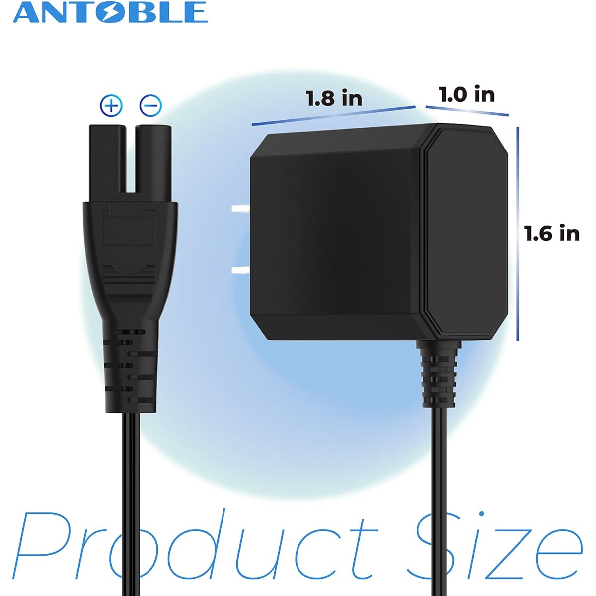 ANTOBLE 8.6V Charger Pool Blaster Vacuum Cleaner Adapter LC099-2SK Power Cord Power Supply Replacement Part for Water Tech Catfish Li Pool Vac Cleaner Ultra Pulse Hydro iVac