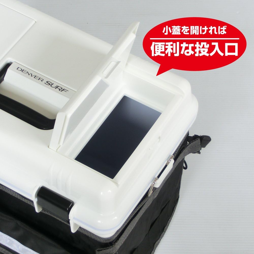 JEJ Astage Cooler Box Denver Surf #12 W approx. 37.6 x D approx. 26 x H approx. 29.2 cm (cooler part) Leisure Picnic Fishing Camping Outdoor