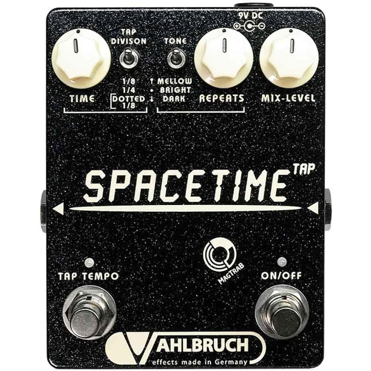VAHLBRUCH SpaceTime creme knobs guitar effector