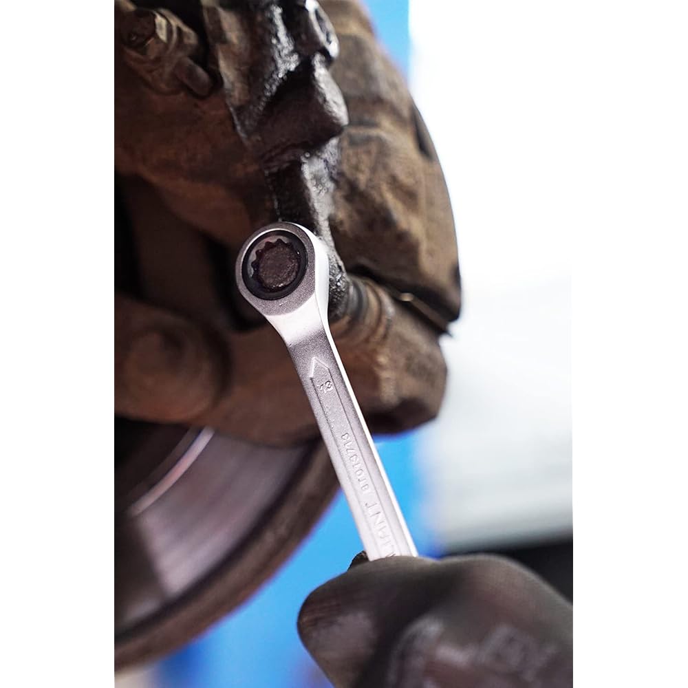 KS Tools Ratchet Ring Spanner Reverse 18mm BT013818