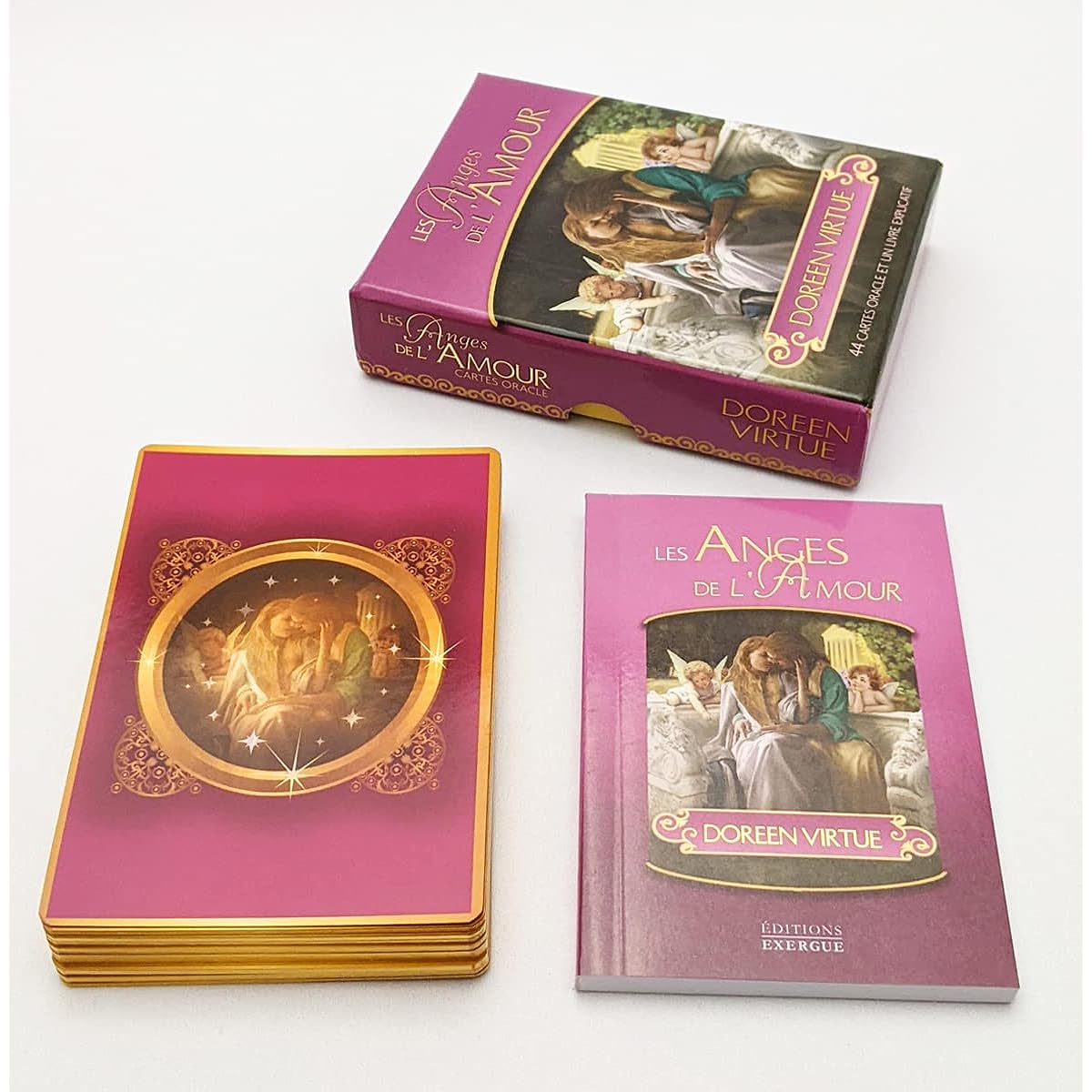 Romance Angel Oracle Card [Genuine Product] Gold Border Doreen Virtue Fortune Telling Oracle Card French Only