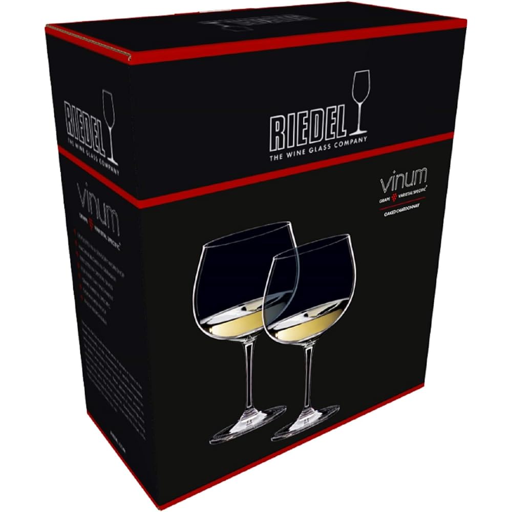 [Genuine] RIEDEL White Wine Glass Set of 8 Vinom Oaked Chardonnay 600ml 6416/97-8