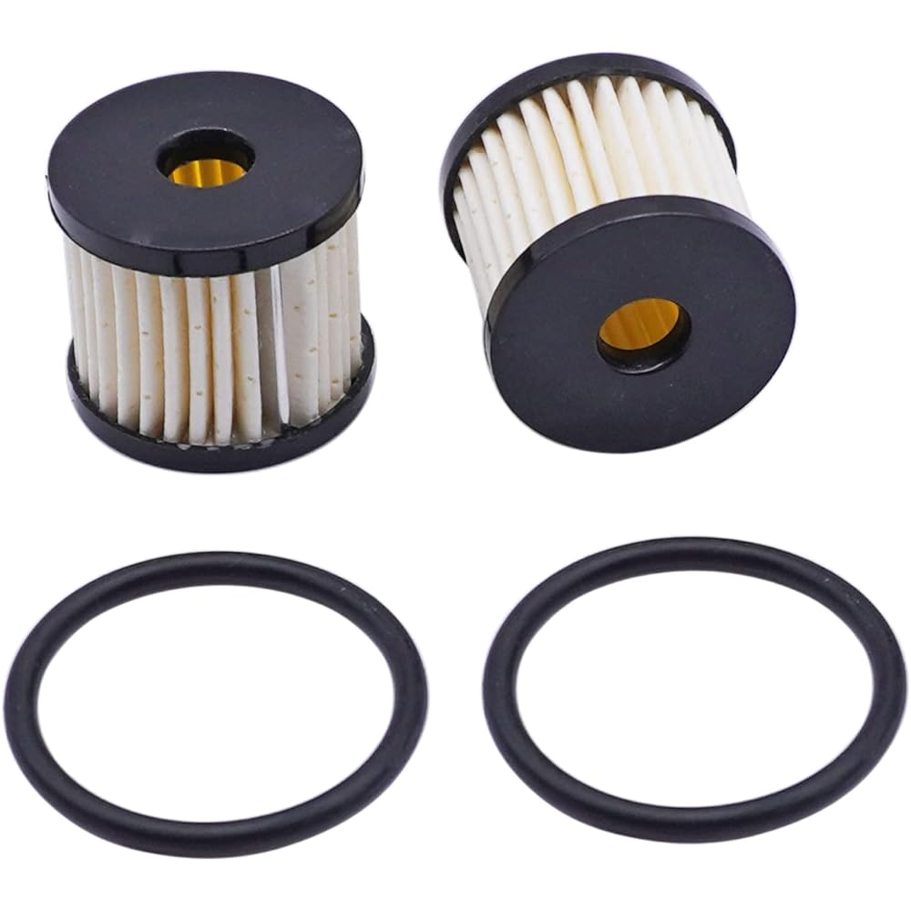 Fuel Filter Kit 0707-0012 61011-04A Compatible with Harley-Davidson FLD/FLHR/FXD/FXDWG/FXDXI/FXSTC 2 Pieces