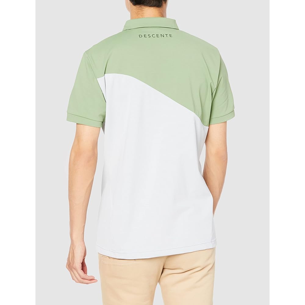 [DESCENTE] Short Sleeve Shirt, Fast Dry, Sweat Absorbent, Quick Drying UVCUT UPF50+ Stretch Golf DGMVJA17 Men's