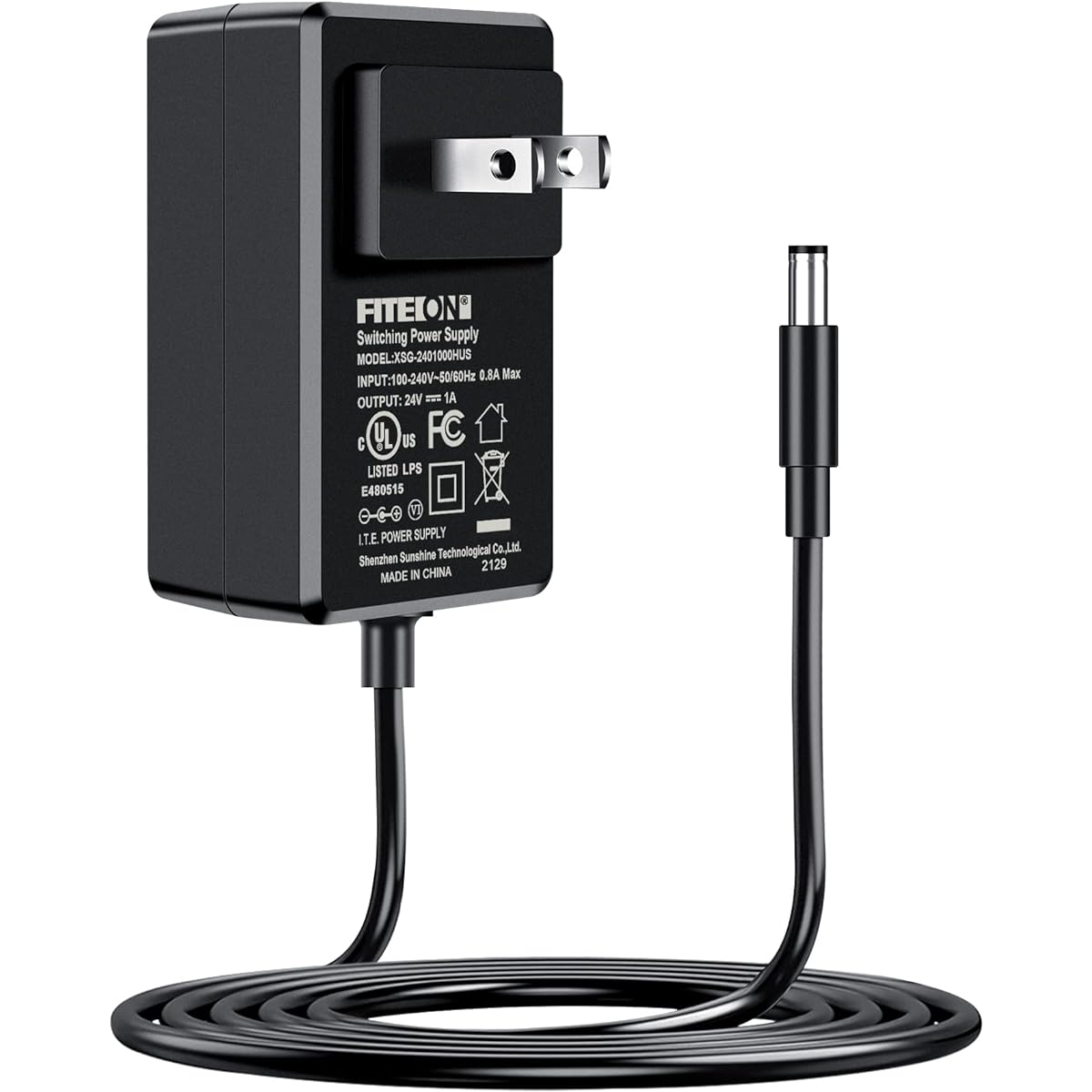 FITE ON AC Adapter Replacement Geek Aire CF1 CF1SE Rechargeable Outdoor High Speed Floor Fan 12" 12" Portable 12000mAh Battery Operated GeekAire CF-1 ACT-240150 TP04-240150U Charger