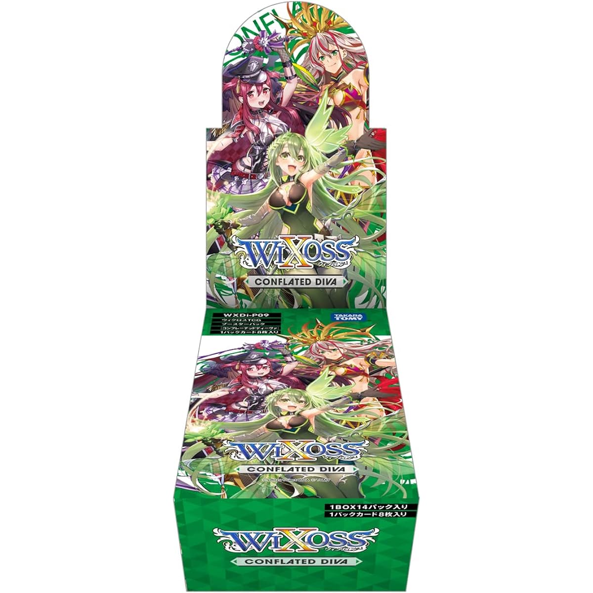 WIXOSS WXDi-P09 TCG Booster Pack CONFLATED DIVA BOX