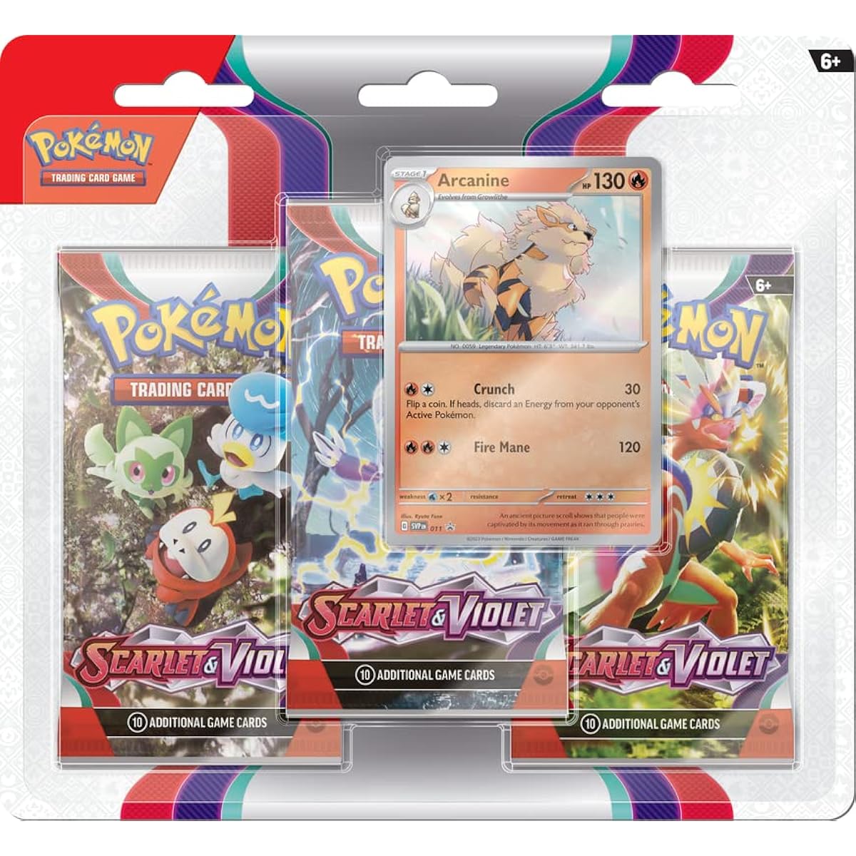 Pokemon Card Game: Scarlet & Violet 3 Pack - Arcanun