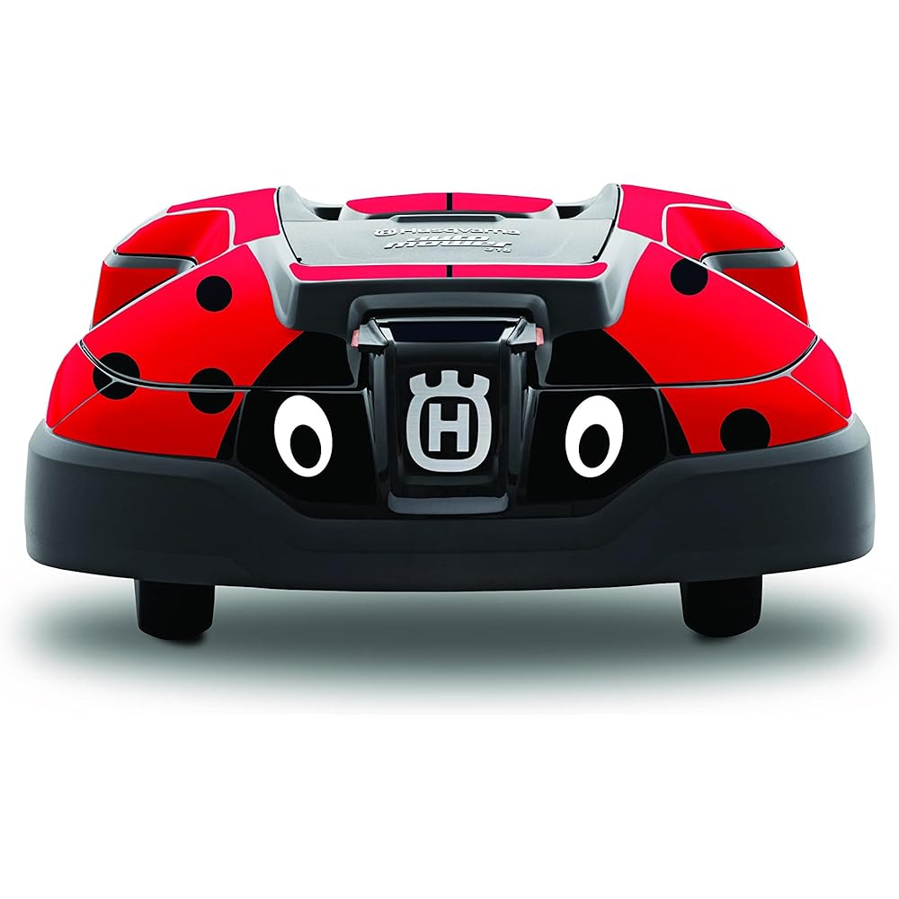 Husqvarna Zenoah Robot Lawn Mower Decal Kit LADYBUG Ladybug Automower 305 Dress-up Sticker 599292402 Red