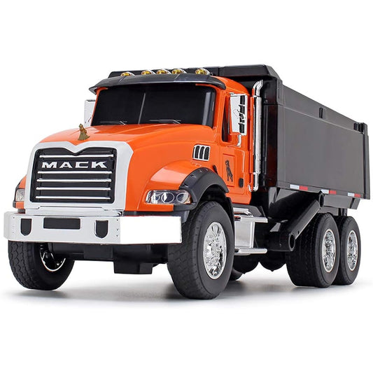 First Gear 1/24 Scale Plastic Toy Mack Granite Dump Truck with Lights & Sounds (#70-0597)