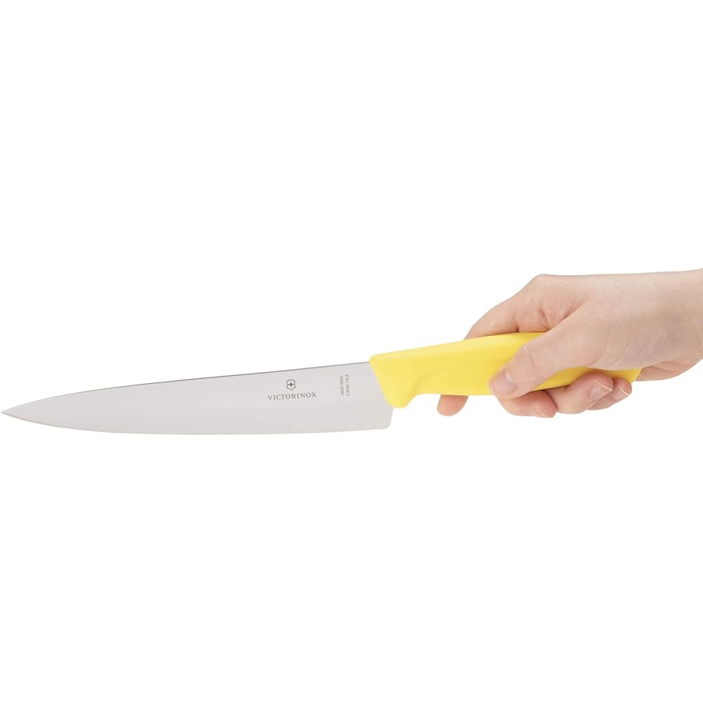VICTORINOX Chef Knife Carving Knife 19cm Yellow Swiss Classic Chef Knife Gyuto Knife Universal Knife 6.8006.19L8-X1