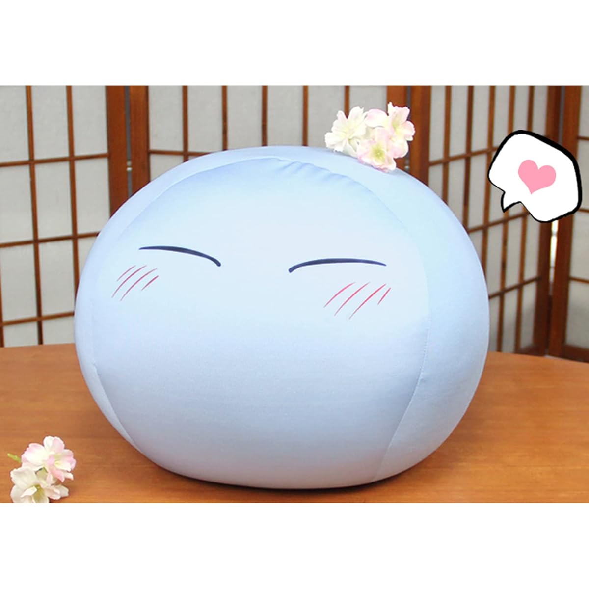That Time I Got Reincarnated as a Slime Plush Toy Body Pillow Fan Accessories Doujin Goods Rimuru Slime Cushion Dango Tensura Rimuru Tempest Toy Cosplay Accessories Props Present Moe Goods Cute Halloween Present Gift (Moe Moe + Embarrassing 40cm Set)