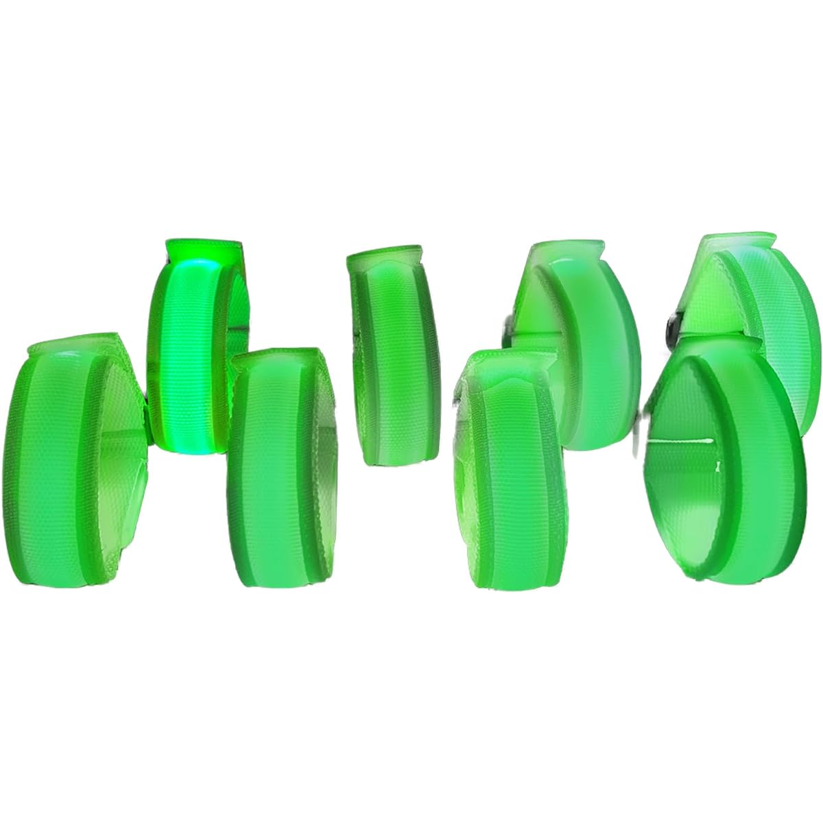 SZJMAO 8 Pack LED Bracelet Light Up Wristband Luminous Wristband Glow in the Dark Party Supplies for Parties, Festivals, Sports, Camping, Night Events