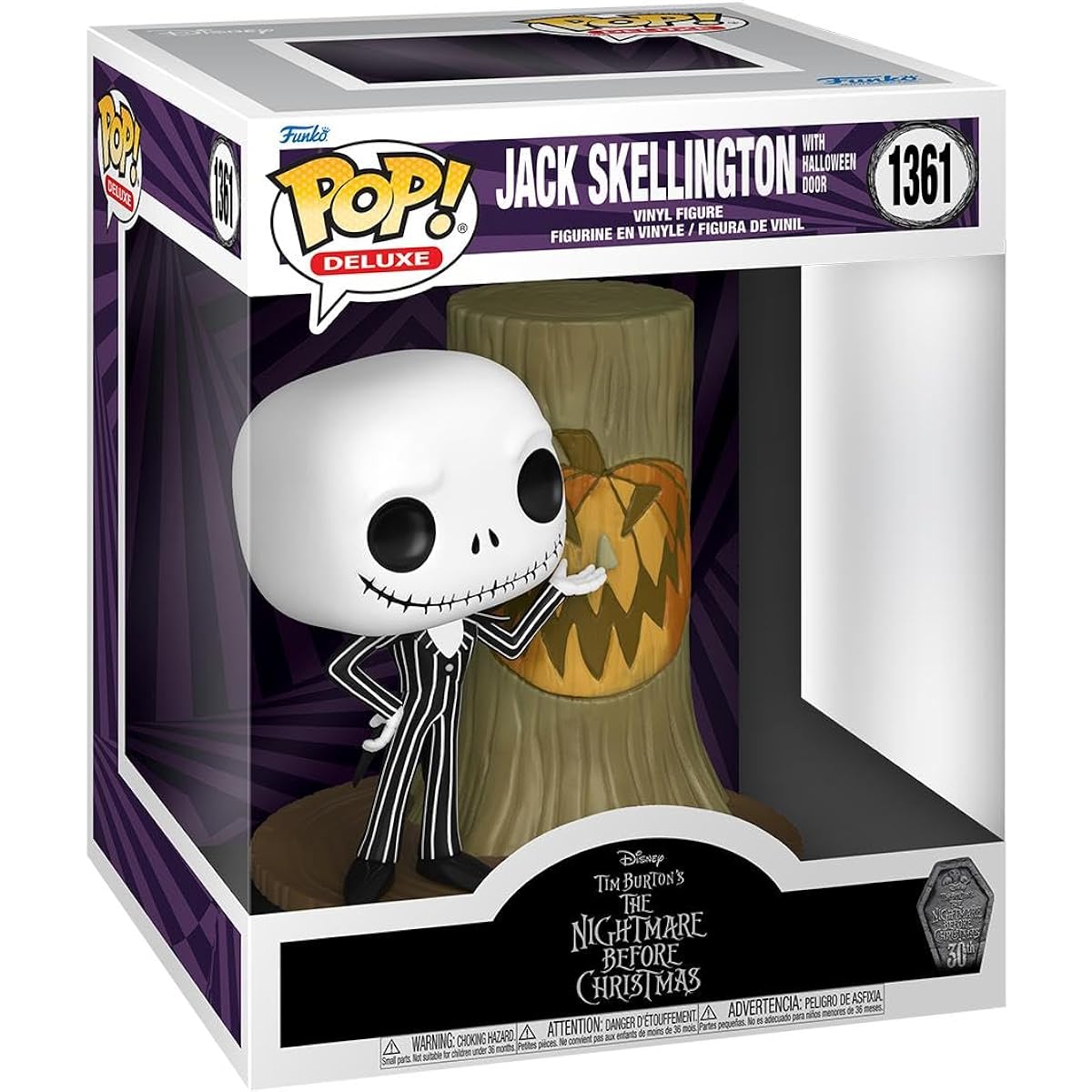 Funko Deluxe Disney Nightmare Before Christmas Jack with Grave Figure