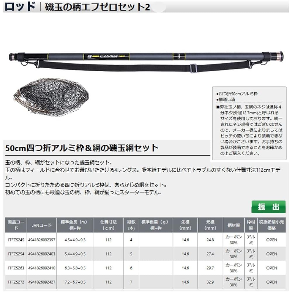 Osaka fishing gear (OGK) Isodama pattern F-zero set 2