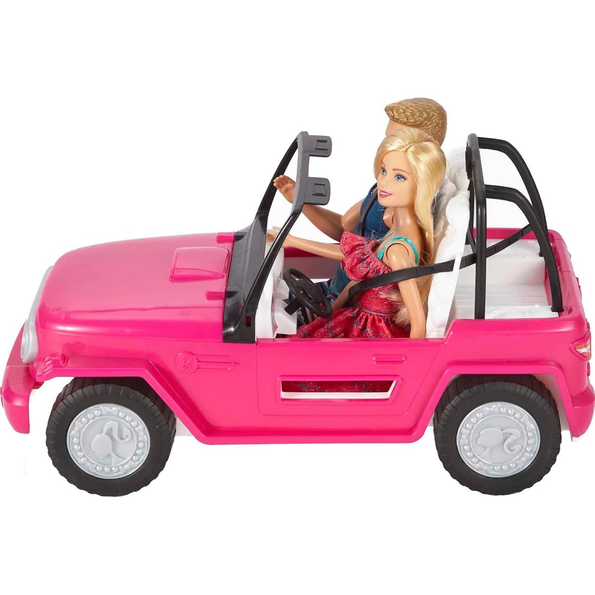 [ exclusive] Barbie Barbie and Ken Beach Cruiser [Dress-up dolls and vehicles] [Doll and accessories included] [Ages 3 and up] CJD12