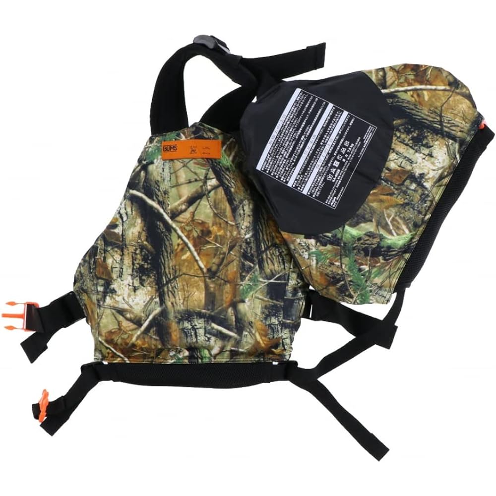 BUMS Marine Floating Vest KAMUI KA-9028 BK Black S-M