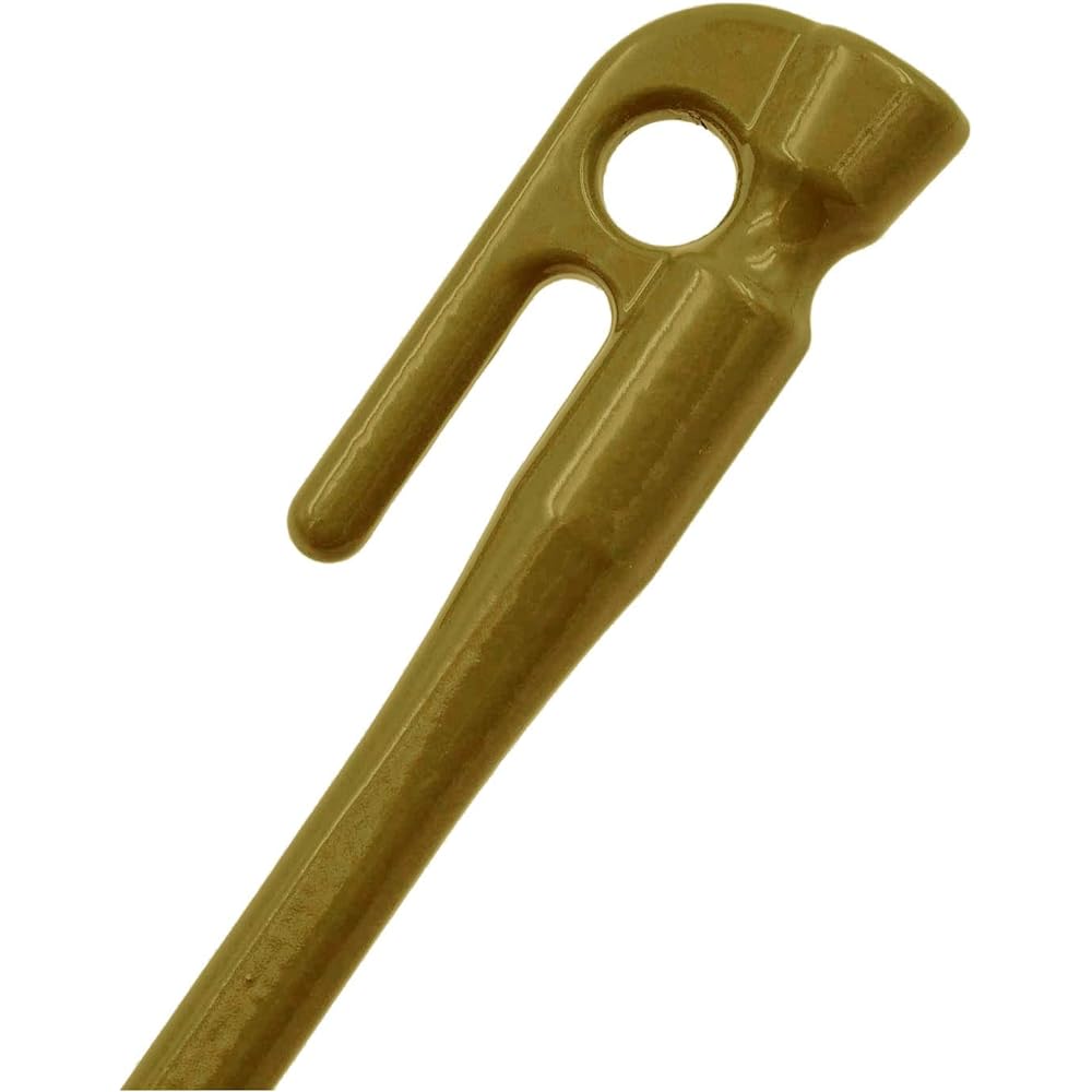 ELLISSE Forged Peg Elisse Stake 28cm Set of 8 Powder Baked Paint MADE IN JAPAN (Olive)