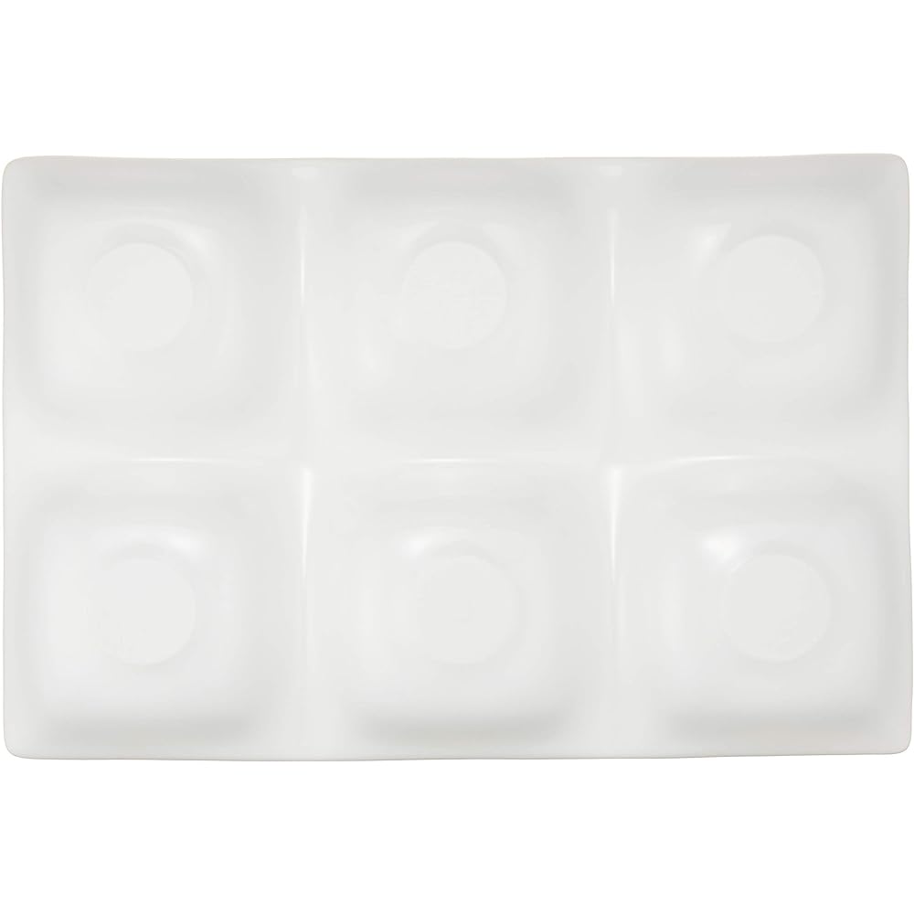 Miyama Miyama Kowake 6-divider plate set of 3, boxed, made in Japan