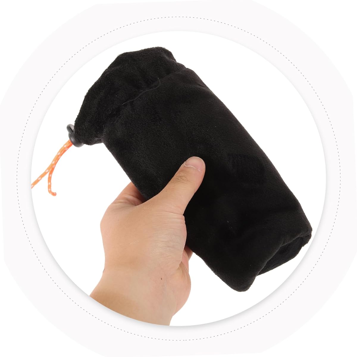FUNOMOCYA Saxophone Mouthpiece Bag Mouthpiece Flannel Saxophone Saxophone Mouthpiece Pouch Vent Pipe Carry Bag Velvet Bag Kit Antistatic Black Mouthpiece Bag