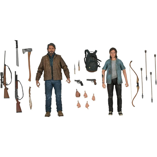 NECA The Last of US 7-Inch Scale Action Figure 2-Pack – Ultimate 2-Pack Joel & Ellie