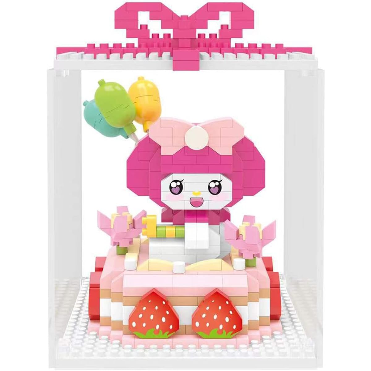Universal Building Blocks Astronaut Model Building Toy Gift Miniature Blocks Mini Block Set DIY Block Toys (Melody Cake)