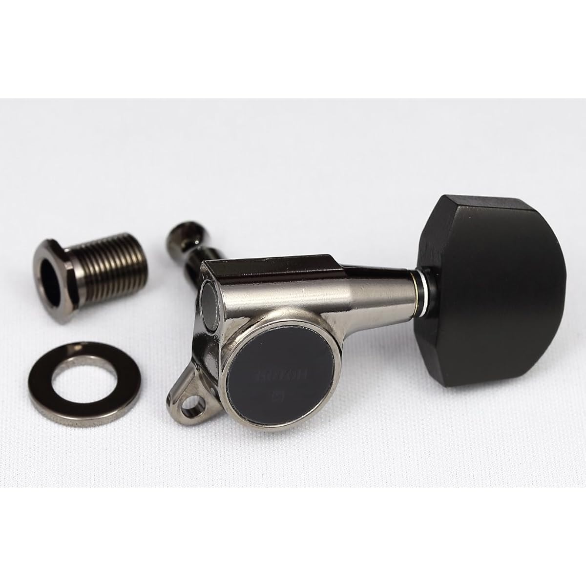 GOTOH Guitar Pegs SG381 L3+R3 Standard Axis Cosmo Black Knob EN01