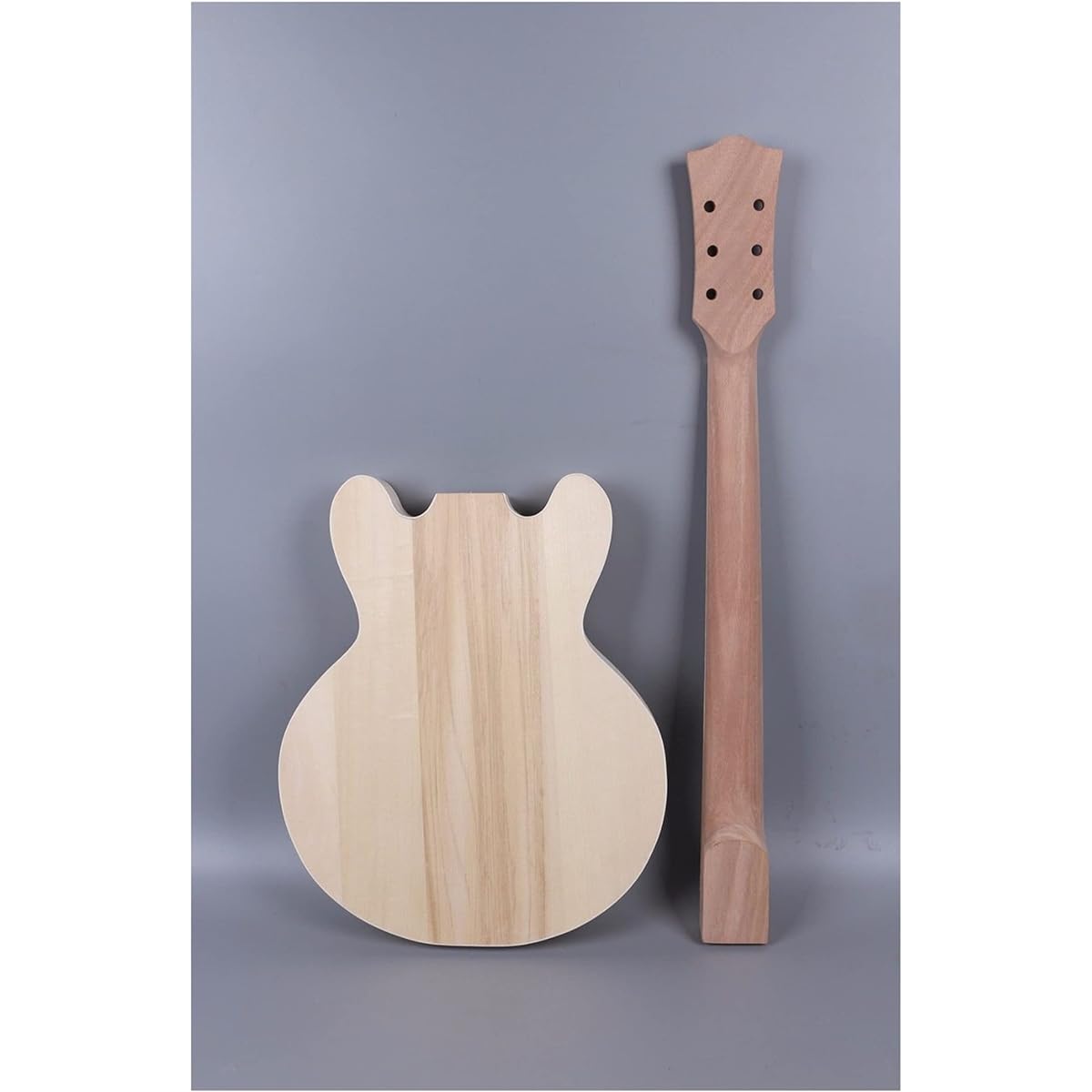 Unfinished Guitar Kits Electric Guitar Body Electric Guitar Neck Mahogany Maple Rosewood Fretboard Solid Wood Guitar Parts Handmade Guitar Body