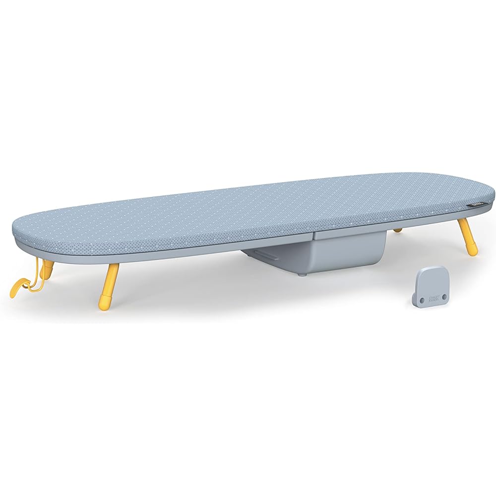 Joseph Joseph Ironing Board Pocket Ironing Board Tabletop Foldable Gray/Yellow One Size [Genuine Product] 50009