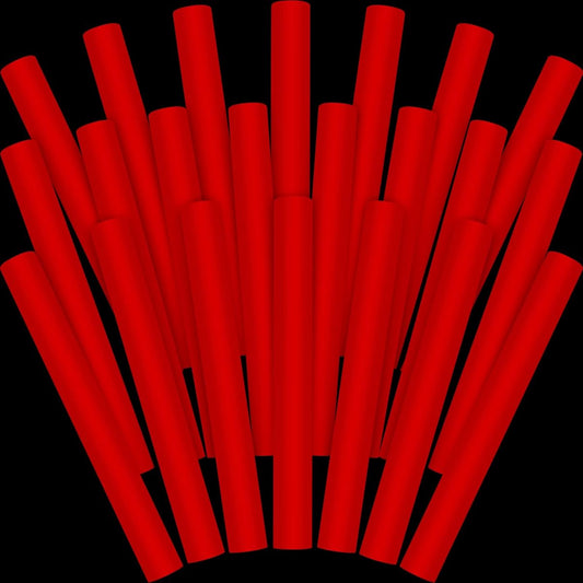 30pcs LED Glow Foam Sticks 18.5 Inch Red Light Up Sticks Battery Operated Glow Baton 3 Modes for Wedding Rave Carnival Concert Halloween Birthday Party
