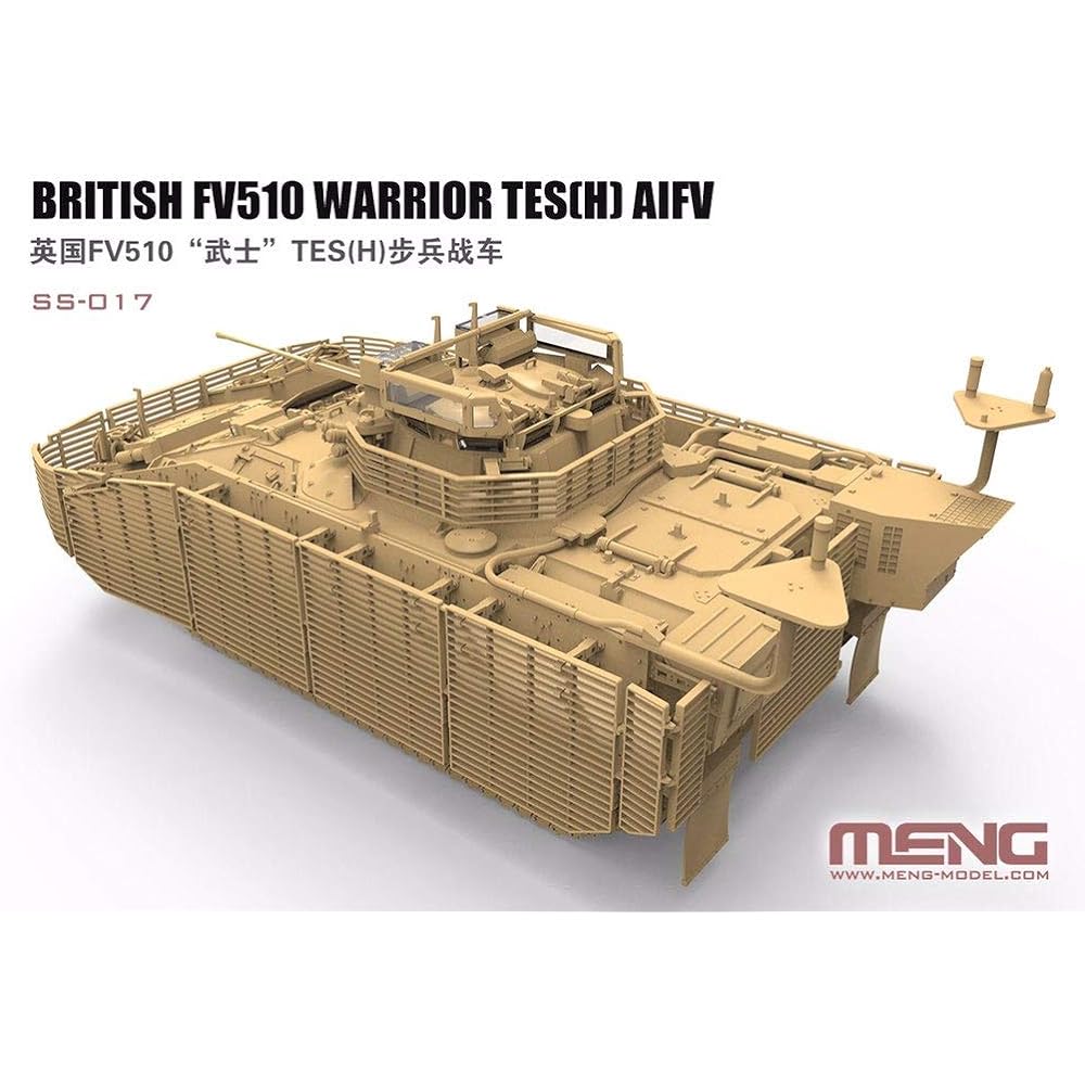 Mon Model 1/35 British Army Infantry Fighting Vehicle FV510 Warrior TES(H) Plastic Model MSS017