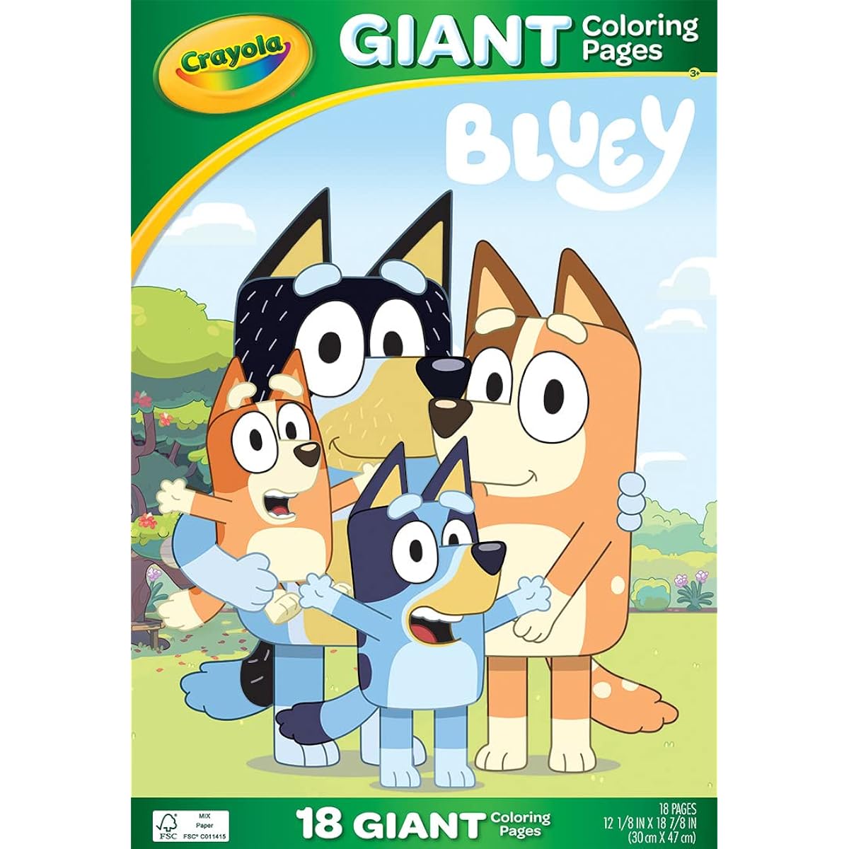 Crayola Bluey Giant Coloring Book