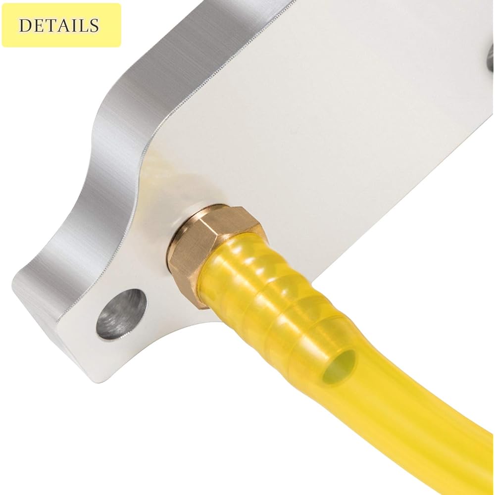 3164001 Fuel Injector Leak Test Kit Cummins ISX/Signature Engine Aluminum Alloy Adapter Plate and PVC Flexible Tube (Length: 1000mm)