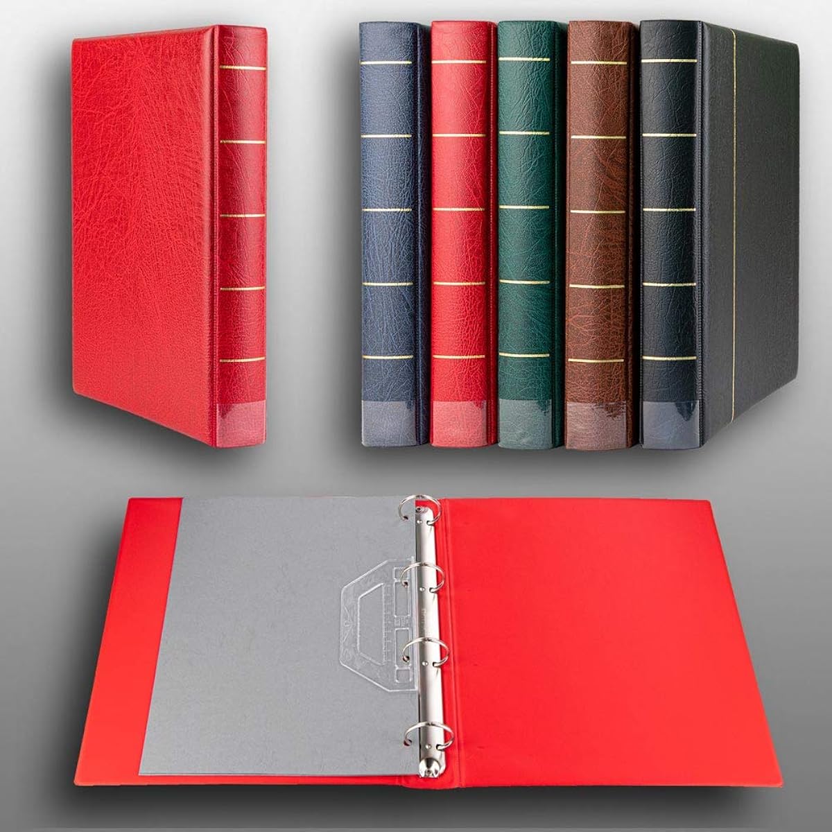 Maxi-Ringbinder De Luxe rot