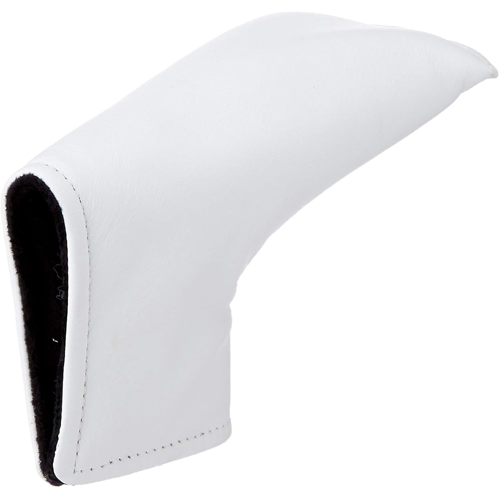 [Bezel] LEATHER PC HC23118-VL BK Leather Putter Cover White