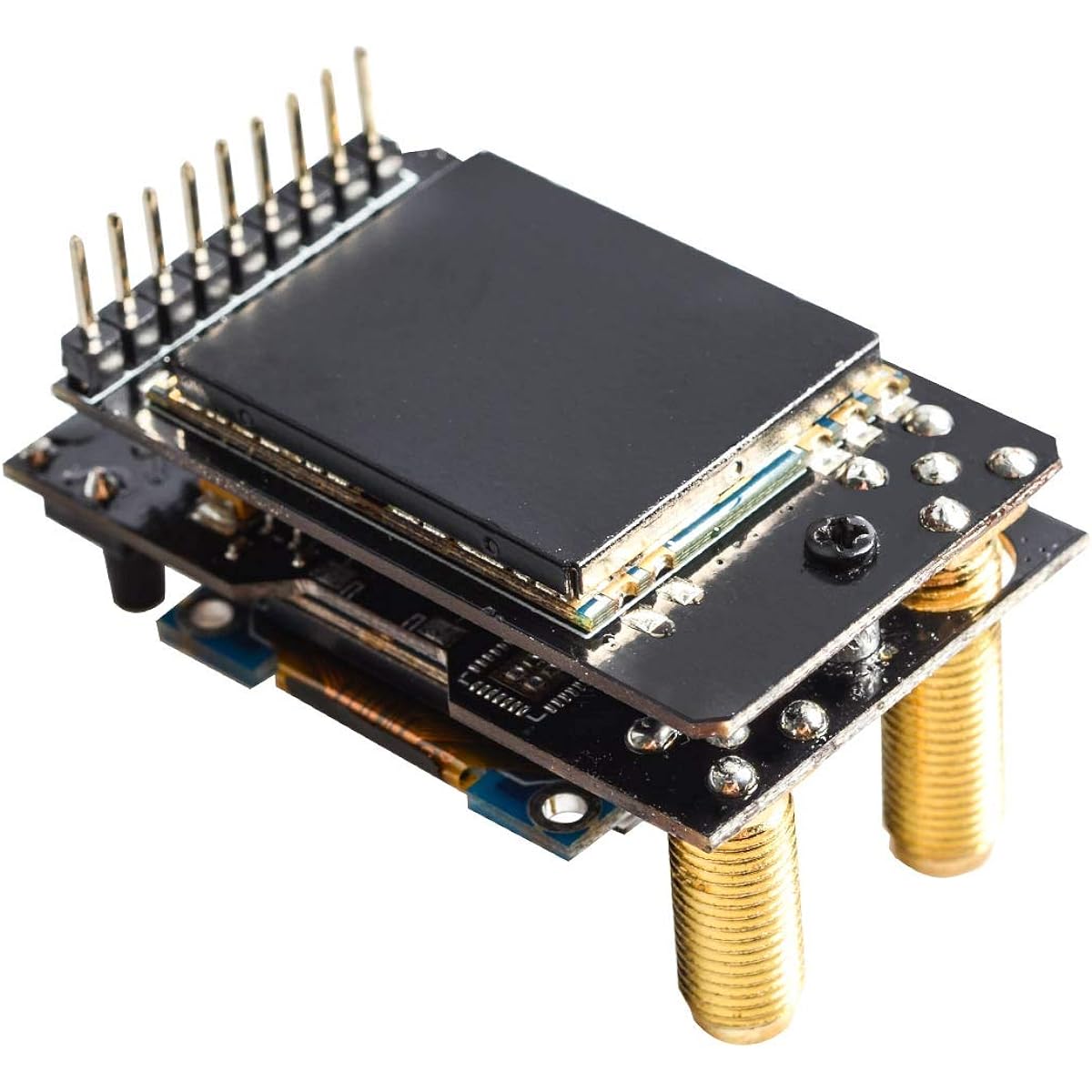 AKK Diversity RX 5.8G 48CH FPV Receiver Module Low Power Buzzer SMA Female Diversity Receiver with 2 RX Modules Compatible with FatShark Goggles