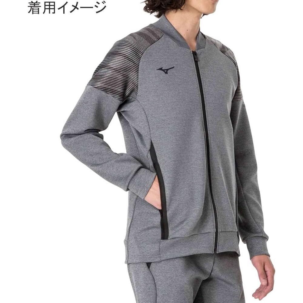 Mizuno 32MCA055 Men's Training Wear Stretch Sweat Jacket Jersey Easy to Move