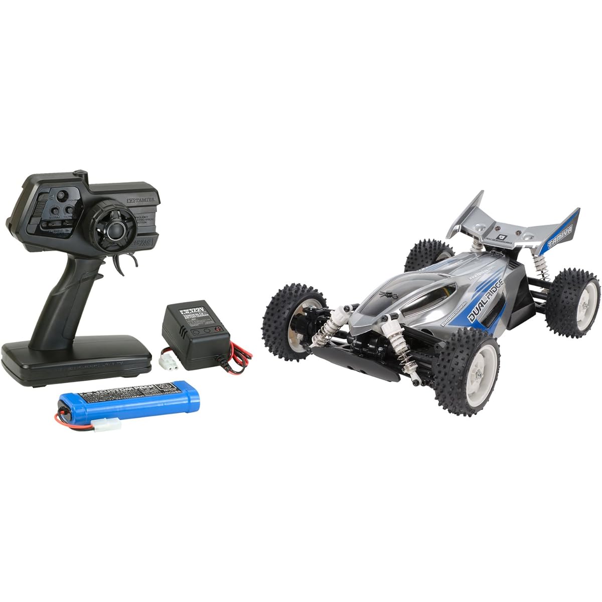 Tamiya 1/10 XB Series No.176 XB Dual Ridge (TT-02B Chassis) 2.4GHz Pre-painted Finished Product with Radio Control 57876