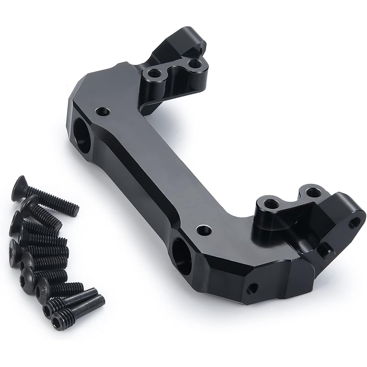 Que-T Alloy Front Bumper Mount Servo Bracket for 1/10 Axial SCX10 III AXI03007 RC Crawler Car Upgrade Parts