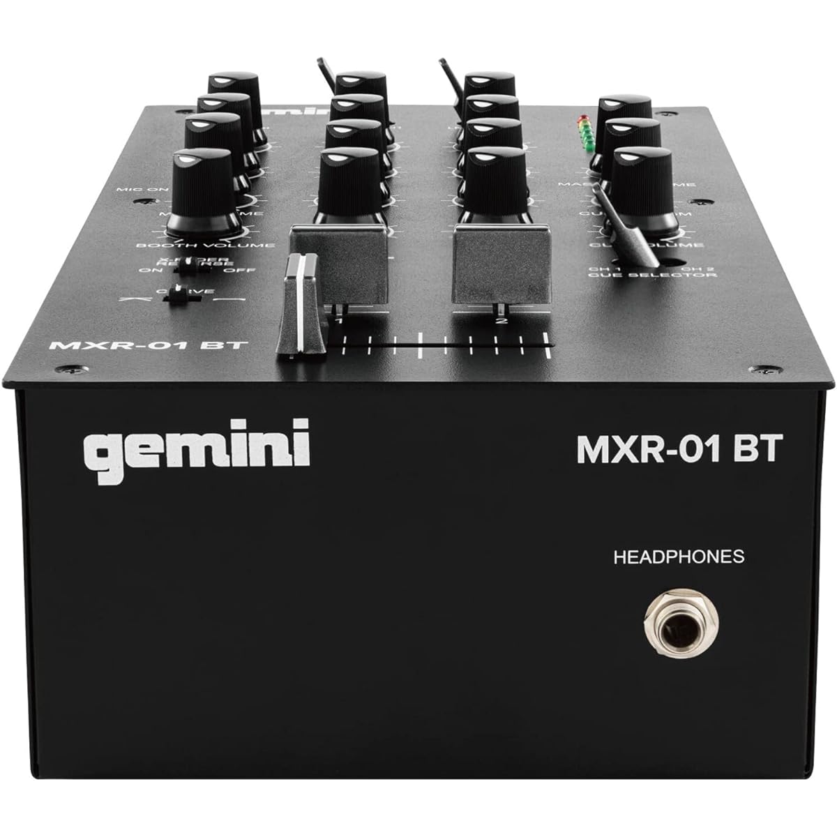 Gemini MXR-01BT 2-channel DJ mixer with Bluetooth connectivity, gain and EQ [Official Japanese product]