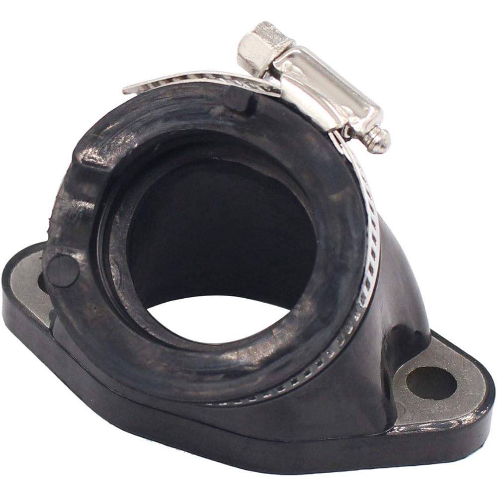 MOTOKU Carburetor Rubber Intake Manifold Boot Carb Holder with Clamp for Polaris Sportsman 335 400 450 500 ATV