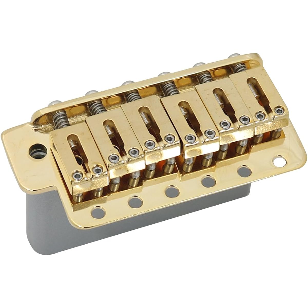 GOTOH synchronized tremolo unit, die-cast saddle, 11.3mm pitch, gold (PGE102TG) GE102TGG