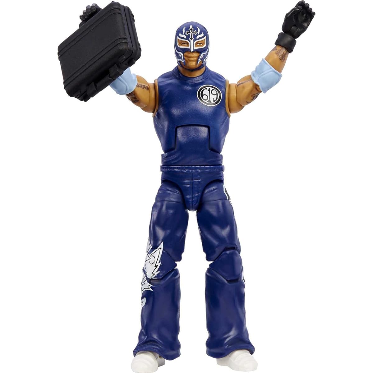 WWE Rey Mysterio SummerSlam Elite Collection Action Figure Dominik Mysterio Build-a-Figure Parts Collection Gift Ages 8+ HHR69