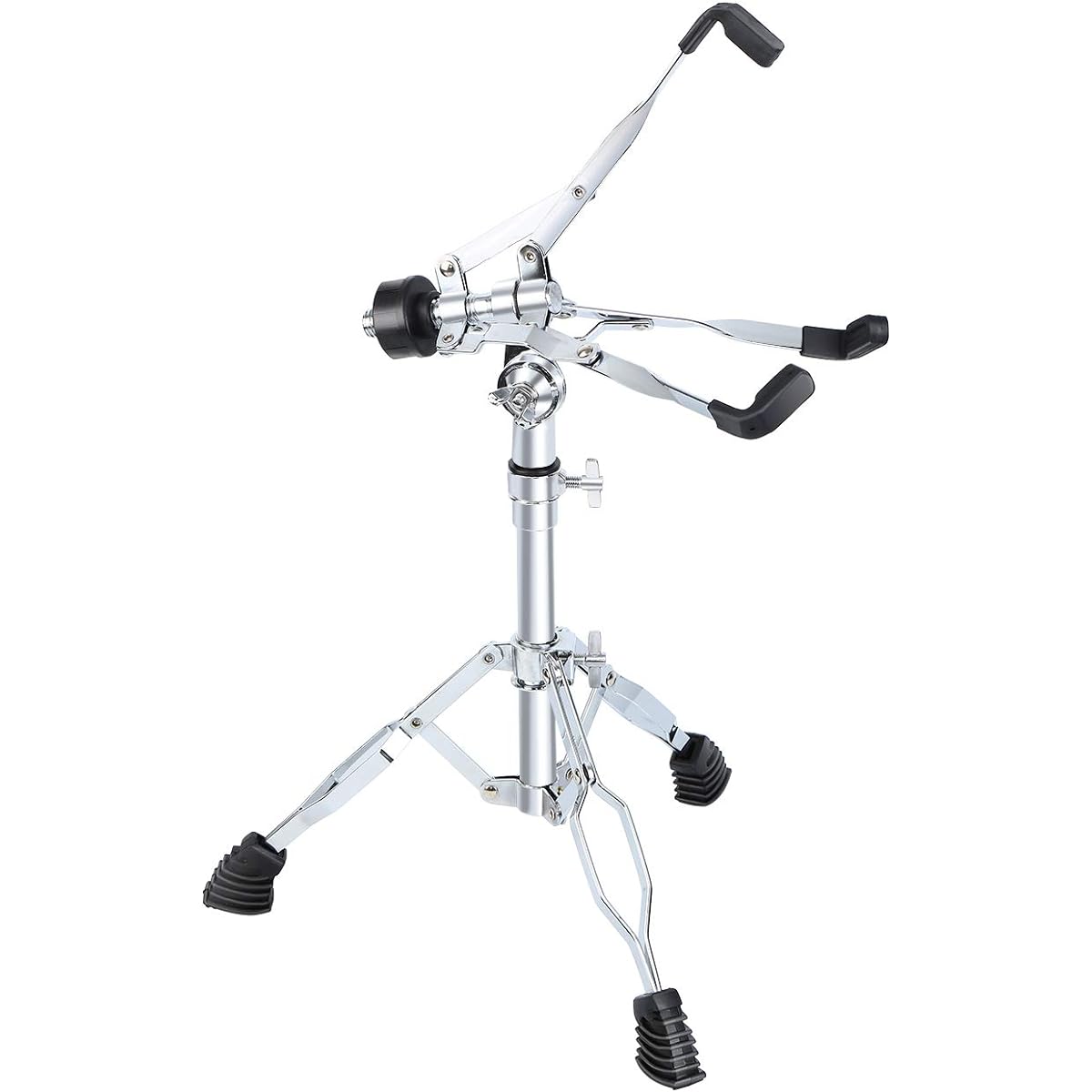 Ridgeyard Lightweight Snare Drum Stand Triangle Bracket Double Brace Holder 14.2~19.7" Adjustable Suitable for drums under 14" (only 3.5 lbs).