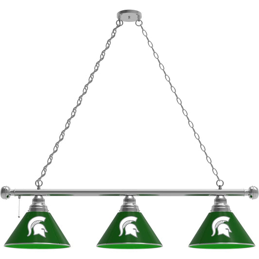 Michigan State 3 Shade Billiard Light