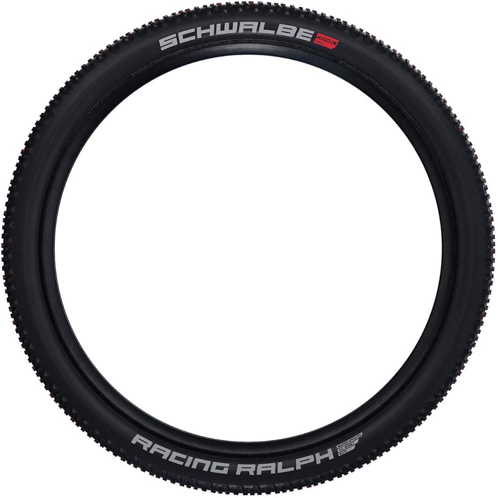 Schwalbe Racing Ralph XC Race Tubeless Folding Rear Wheel Bike Tire Multiple Sizes Evolution Line Superground Addix SpeedGrip Black