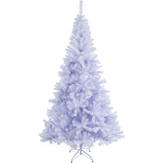 Sunnyglade 4ft Premium White Artificial Christmas Tree, 400 Chips, Full Tree, Easy Assembly with Christmas Tree Metal Stand for Indoor and Outdoor Use (4ft)